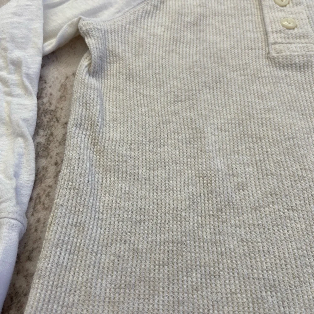 OshKosh B'gosh Cream Kids 5T Long Sleeve‎ Tee Shirt